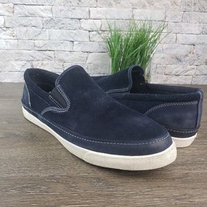 New John Varvatos Jet Slipon Suede Shoe 